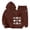 Brown, variant on YunPes Girls Clothes Cute Print Hooded Sweatshirt & Jogger Sweatpants Set Casual Preppy Sweatsuit Fall Winter Outfits for Kids
