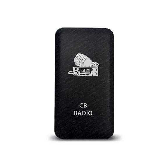 CH4X4 Toyota Push Switch CB Radio Symbol - White LED