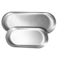 thumbnail image 4 of Miangastore Conteneur de Stockage de Fruits en Acier Inoxydable 2 Pcs 8.6X3.4X0.5In, 4 of 8