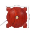 thumbnail image 2 of TEHAUX 2Pcs Led Light Display Base Wooden Round Stand For Crystal Ball And Decorative Items In Light Brown, 2 of 7