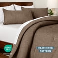 thumbnail image 4 of Bare Home Down Alternative Comforter Set - 3-Pieces - All Seasons - Full, Heather Taupe, 4 of 8