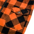 thumbnail image 7 of Plaid Shacket for Men Ghalytn Check Zip Shirt Jacket - Casual Outerwear with Pockets, 7 of 7