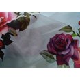 thumbnail image 4 of oneOone Cotton Silk Fabric Leaves & Rose Watercolor Decor Fabric Printed BTY 42 Inch Wide, 4 of 4