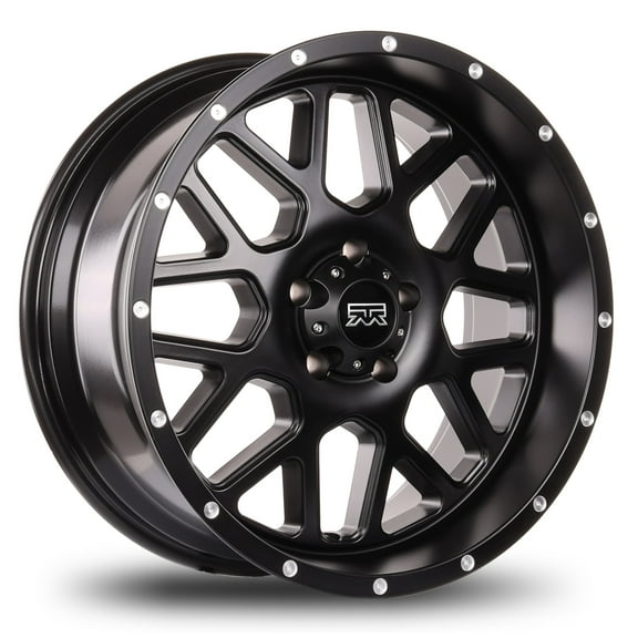 20x9 Mudder Trucker MT859 Mutiny Satin Black 5x127 5x5 ET0 wheel rim
