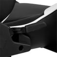 thumbnail image 5 of Bowery Hill Leather Racing Swivel Reclining Gaming Chair in Black and White, 5 of 12