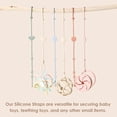 thumbnail image 3 of Toy Straps ROCCED para bebé, silla alta de silicona, 6 unidades, 3 of 7