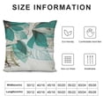 thumbnail image 5 of BANET  Pillow Sham, Flowers Buds Leaf at The top Left Corner Season Celebrating Theme, Decorative Standard King Size Printed Pillowcase White, 5 of 5