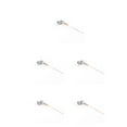 thumbnail image 1 of bedienty Model Railway Lamp Outdoor 1:87 Scale Streetlight Layout Single-Head LED Park Light Garden Building Layout Landscape Type B Gray 5Set, 1 of 6