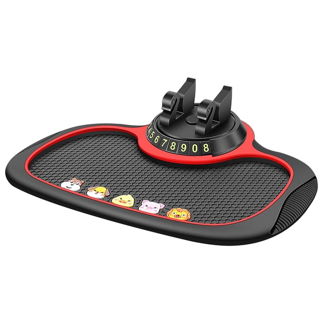 Kyusrd Car Accessories Tools and Decoration Deals!Car Mobile Phone Anti-slip Mat Car Storage Mat 360 Rotating Bracket Instrument Panel Mat Car Supplies