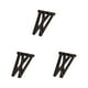 thumbnail image 3 of Ounissouiy Letras de Metal para casa, placa de puerta decorativa de hierro fácil de instalar, duradera y resistente al óxido, B17--W Type1 NO1, 3 of 6