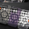 thumbnail image 3 of Adecuado para iPhone 14 Pro Max Carcasa magnética esmerilada ultrafina Funda para teléfono semitransparente Apple 15 Cubierta transparente antihuellas, 3 of 6