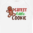 thumbnail image 4 of Inktastic Cutest Little Cookie Cute Christmas Gingerbread Man Boys or Girls Baby Bodysuit, 4 of 5