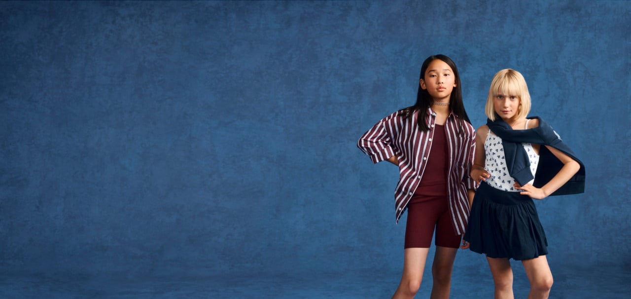 Weekend Academy Girls Long Sleeve Button Down Top, Sizes 4-18