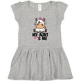 thumbnail image 3 of Inktastic My Aunt Loves Me Girl Cow Girls Toddler Dress, 3 of 5