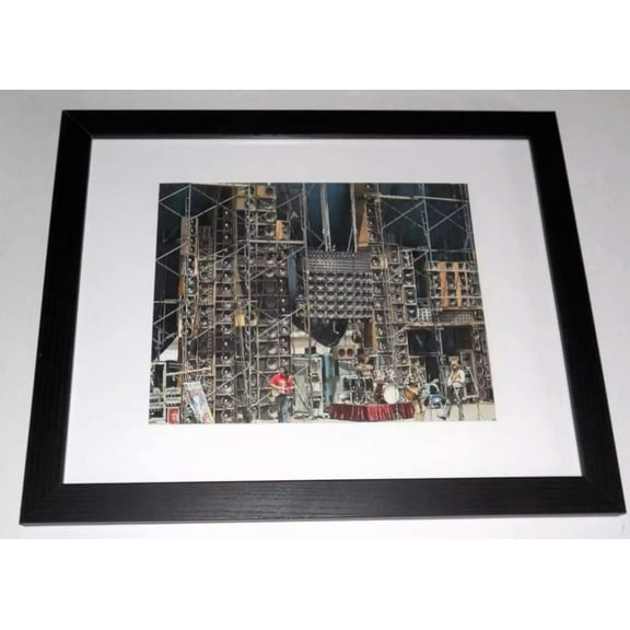 Framed Grateful Dead Color Wall of Sound #2 1974 Tour Poster, 13"x16" Jerry Garcia / Bob Weir