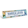 thumbnail image 1 of Printtoo Personalized Desk Name Plate Pretty Abstract Custom Acrylic Office Desk Name Plate Accessory 2x10 Inches, 1 of 5