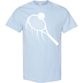 thumbnail image 3 of Inktastic Swinging Tennis Racket T-Shirt, 3 of 5