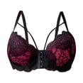 thumbnail image 4 of XIYON Womens Bras Supportive Lace Back Closure Full Coverage Bra For Female Comfortable And Stylish Lingerie For Everyday Wear Classic, 4 of 5