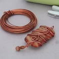 thumbnail image 3 of The Beadsmith Square Craft Wire - Soft Temper Beading Wire, Antique Copper Color, 21 Gauge, 7 Yards, 3 of 8