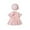 Pink, variant on Ruyang New Born Girl Retro Cheongsam Collar Dresses Toddler Chinese Suit Onesie Cheongsam Skirt Baby Tang Summer Dress With Hat