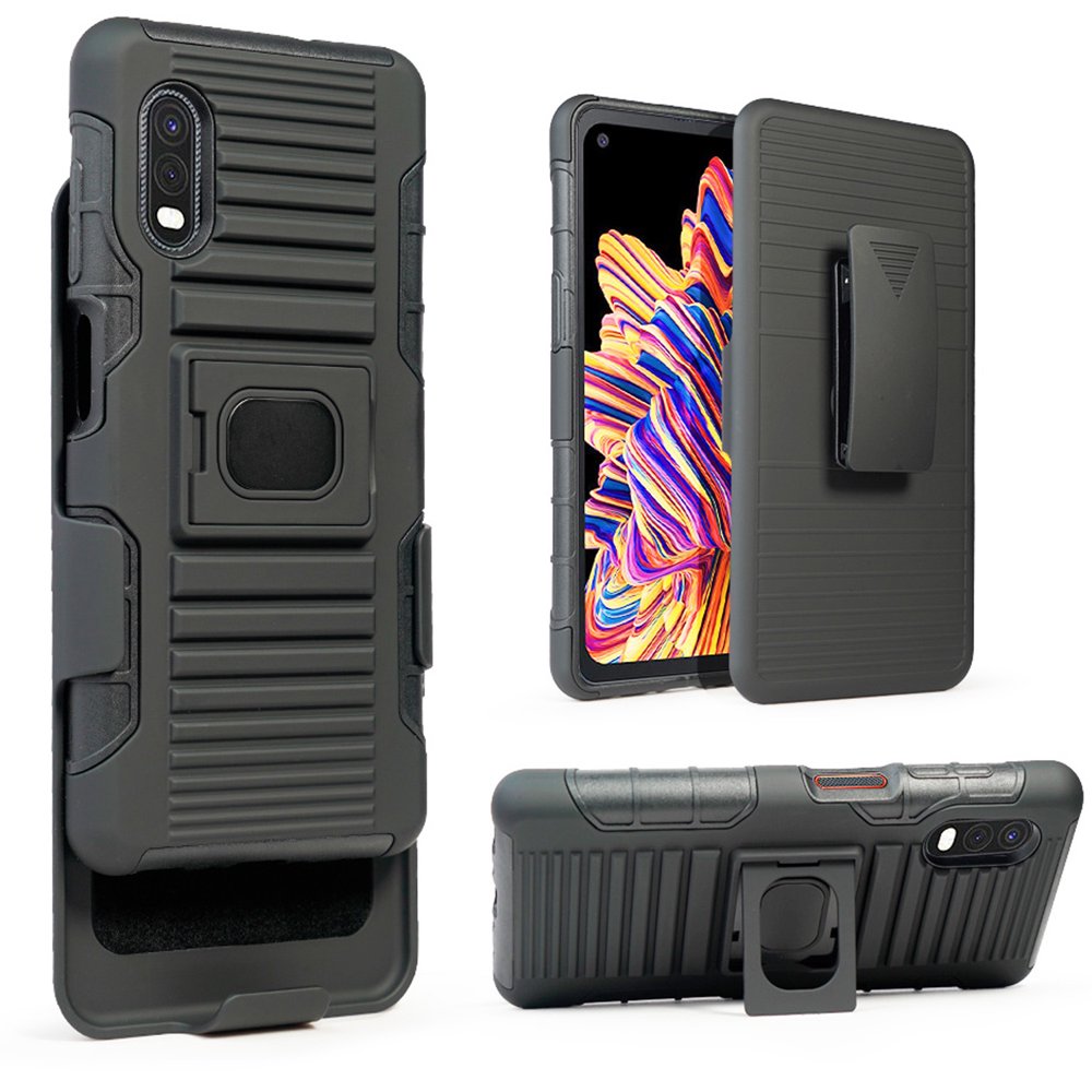 SOGA Cover for Samsung Galaxy XCover Pro Case with Tempered Glass