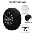 thumbnail image 3 of Kdxio Spare Tire Cover for RV Trailer, Waterproof Wheel Cover,Camper Spare Tire Cover Fit for Rv SUV Truck Travel Trailer 16 inch-Basketball, 3 of 8
