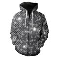 thumbnail image 1 of Winter Snowflake Pattern Men's Zipper Hoodies With Hood Jackets 3D Printed Hip Hop Cool Spring Tops Oversized 2024 Hot Sale, 1 of 5