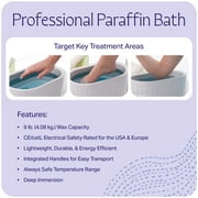 Therabath Professional Thermotherapy TB6 Paraffin Wax Bath - Helps Relieve Arthritis & Muscle Stiffness - Heat Therapy for Hands, Feet, Face & Body - Made in USA - 6 lb. Cucumber Melon with Thyme