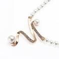 thumbnail image 2 of Pearl Diamond Necklace And Earrings Pendant Set, 2 of 2