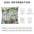 thumbnail image 5 of SHANXI  Spring Pillow Covers ,Daisy Floral Gather Decorations Seasonal Farmhouse Summer Pillow Case Decor for Sofa Couch  18x18in, 5 of 5