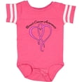 thumbnail image 3 of Inktastic Breast Cancer Awareness with Pink Ribbon Heart Boys or Girls Baby Bodysuit, 3 of 5