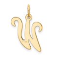 thumbnail image 3 of Diamond2Deal 14K Pendentif Charme Initiale Lettre en Or Jaune pour Femmes, 3 of 6