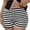 Black, variant on Shorts for Women 2026 Striped Crochet Micro Shorts Y2k Knit Booty 2026 Summer Beach Mini Shorts Red M