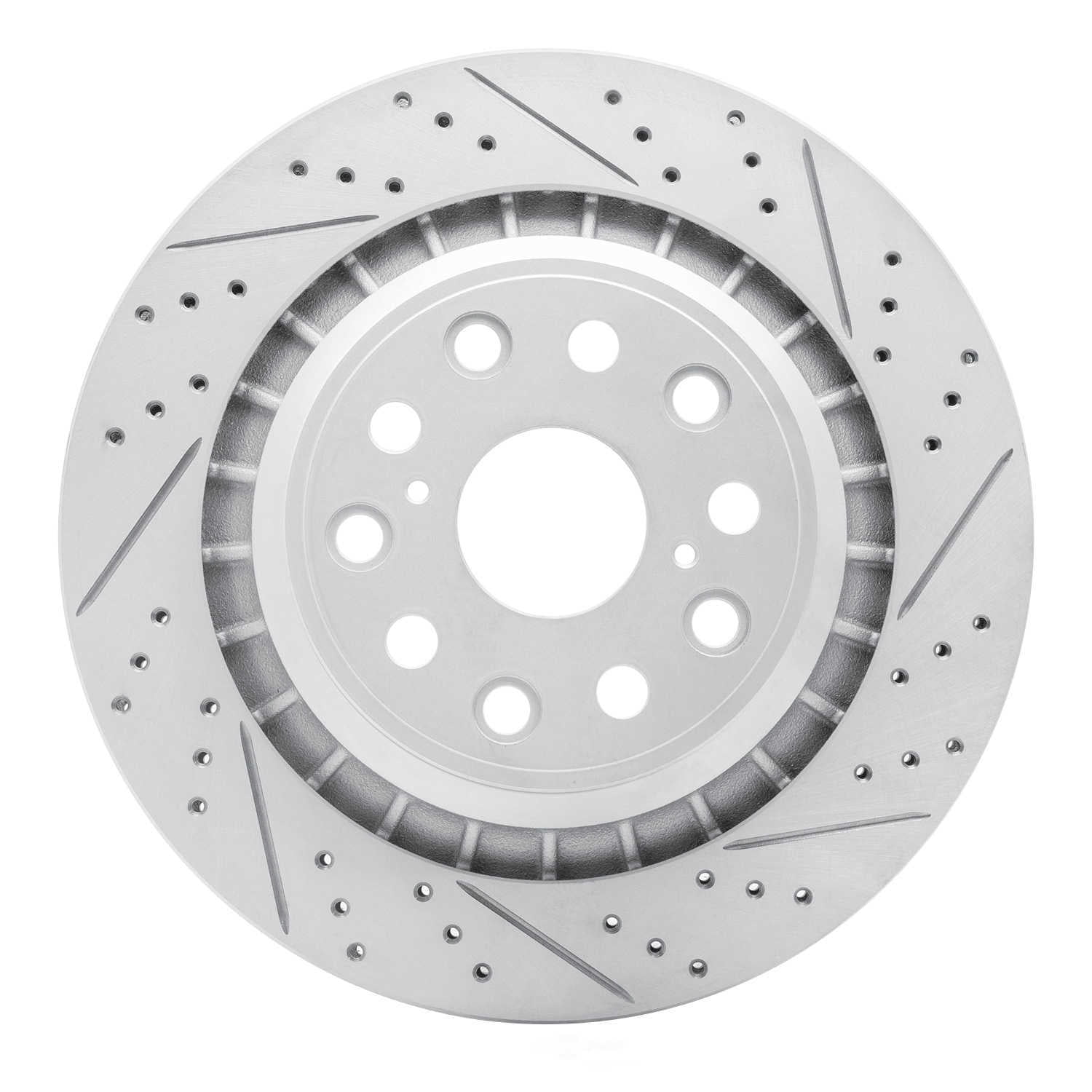 Dynamic Friction Company 830-75022D DFC Geoperformance Rotor - Drilled and Slotted
