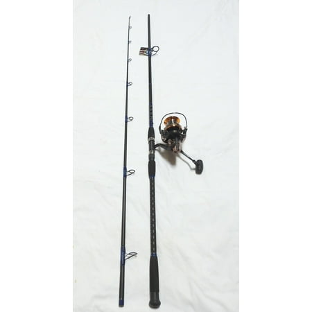 Graphite Spinning Surf Combo 12 2PC Split Handle/12+1 BB Spin Reel