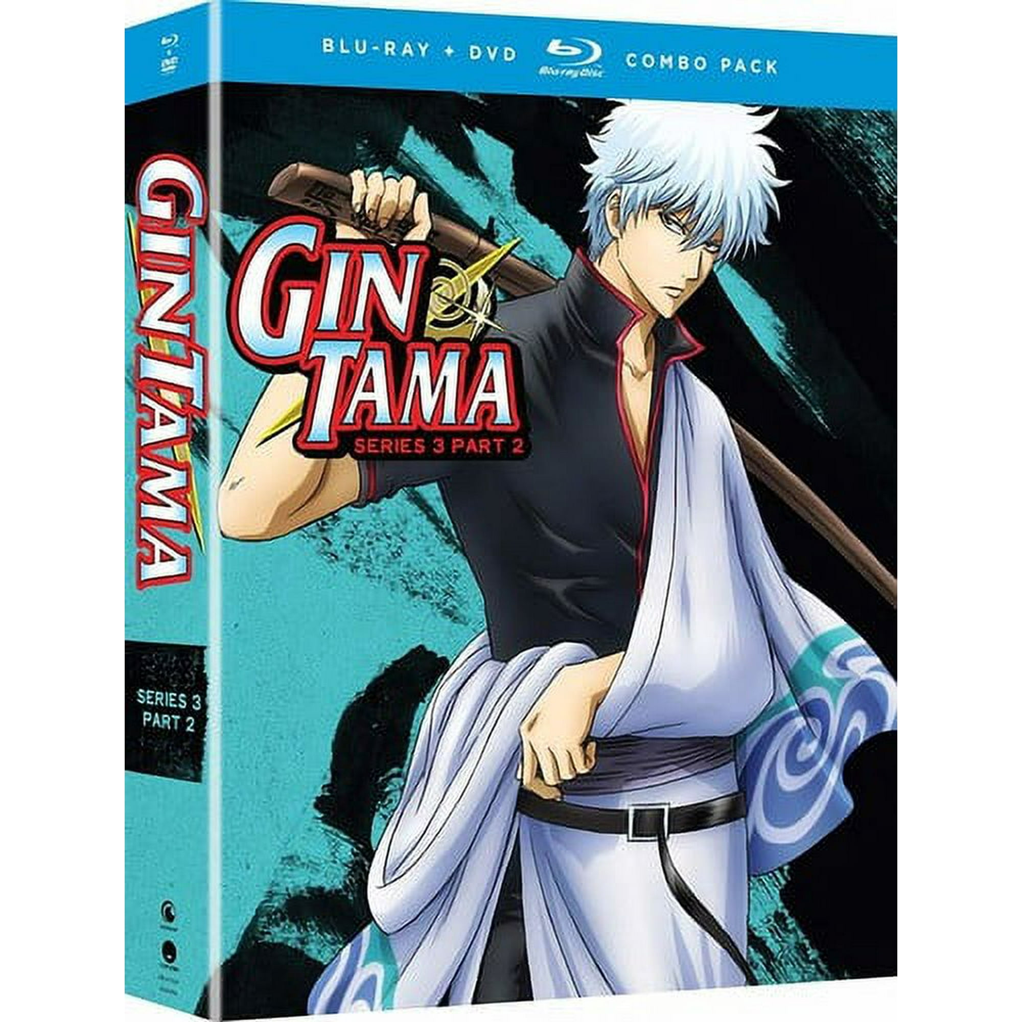 Gintama Series Three Part Two BLU RAY With DVD Boxed Set Digital Copy Slipsleeve Packaging Snap Case Subtitled Walmart
