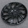 thumbnail image 3 of OUNONA 14 Inch Car Wheel Caps Case Hubcap for Car Hub Cap Auto Refit Accessories (Black), 3 of 5