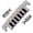Silver, variant on BIMZUC Electric Guitar Tune O Matic Roller Saddle Bridge TP-6 Pull Plate Tailpiece Replacement Part Compatible with Les Paul SG ES EPI Gear, Black (3.9 inches / 10 cm)
