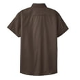 thumbnail image 6 of Port Authority Ladies Short Sleeve Easy Care Shirt-3XL (Coffee Bean/Light Stone), 6 of 6
