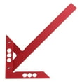 thumbnail image 4 of Carpenter Square 150mm MultifunctionalProtractor Aluminium Alloy Try Square Triangles Carpenter Square Ruler Woodworking, 4 of 8