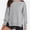 Gray, variant on Womens Oversized Crewneck Long Sleeve Shirts Pullover Sweatshirts
