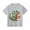 Gray, variant on QTBIUQ Summer Kids Short Sleeve Dinosaur T-Shirt Toddler Boys and Girls Cute Easter Eggs Top Casual Cotton Shirts, 1-12 Years
