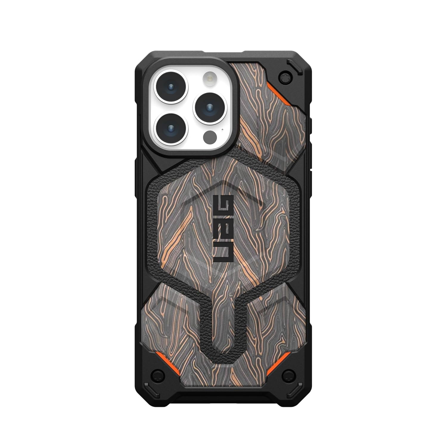 UAG [Limited Edition] iPhone 15 Pro Max Case 6.7" Monarch Pro G-10, Built-in Magnet Compatible with MagSafe Charging Premium Garolite&nbsp;Rugged MIL-STD Protective Cover
