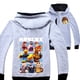 thumbnail image 1 of ROBLOX-Sudadera con capucha y cremallera para niños y niñas, abrigo colorido con estampado de dibujos animados, ropa de moda, 1 of 3