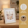 thumbnail image 2 of Unique Bargains Ornate Gold Resin Picture Frame for Luxury Home Decor White 4" x 6", 2 of 5