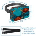 thumbnail image 3 of Sea turtles Lightweight Adjustable Sling Bag Waist Pack with Extension Strap Unisex - Ideal for Travel and Outdoor Activities, 3 of 7