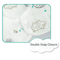 thumbnail image 2 of Rush 3 Pack Petal Bib 360° Rotating Bib Saliva Towel Washed Gauze --- Firebird Walk S482, 2 of 3