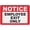Warning Sign 3, variant on Notice Employees Only Visitors Please Use Front Entrance Sign 8"x12" Aluminum Tin Warning, For Home Outdoor Garden, Employee Visitor Entrance Marker