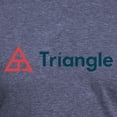 thumbnail image 3 of CafePress - Triangle Horizontal T Shirt - Mens Tri-blend T-Shirt, 3 of 4