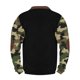 thumbnail image 4 of Blusas y camisas de manga larga con cuello redondo para hombre, talla grande, media cremallera, cuello redondo, estampado vintage de camuflaje, blusa de poliéster de manga larga para hombre, 4 of 4